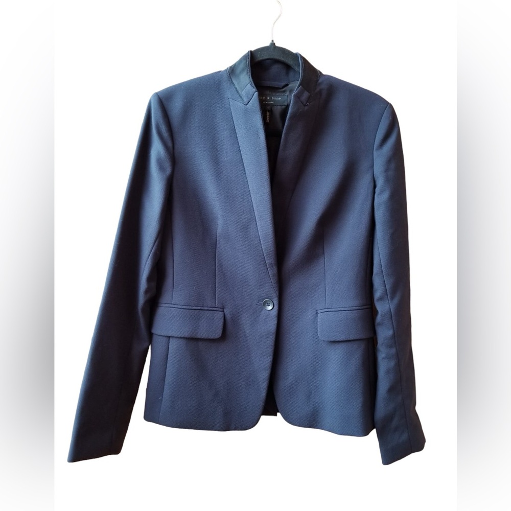 Rag & Bone 100% Wool Blazer Jacket Women's Size 4